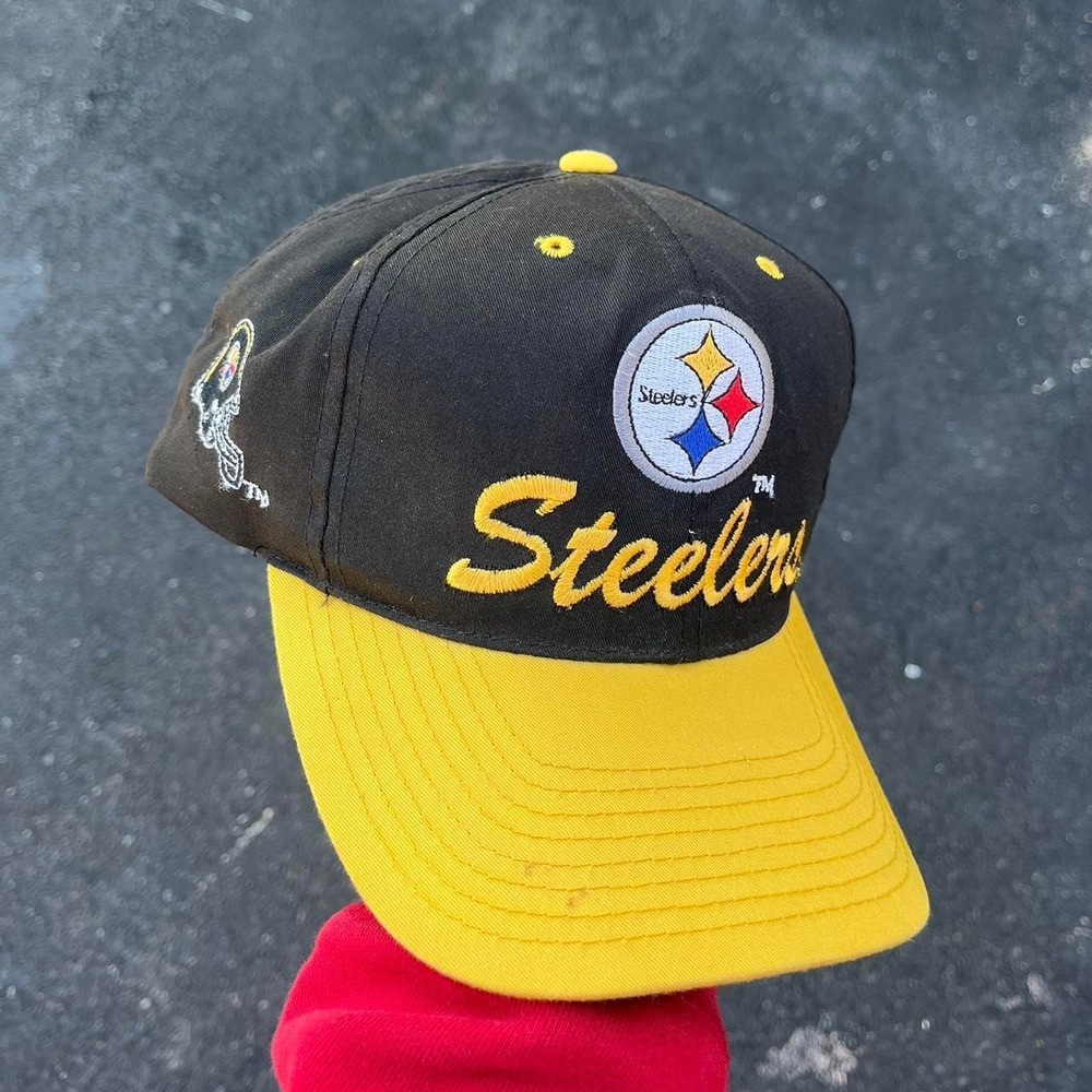 1990s NFL ProLine Pittsburgh Steelers embroidered snap back